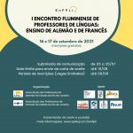 I Encontro Fluminense de Professores de Línguas: Ensino de Alemão e de Francês